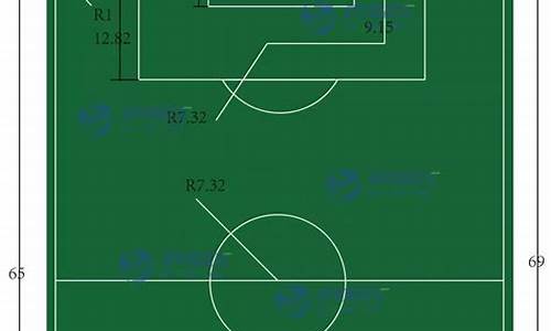 足球场地标准尺寸平面示意图_足球场地标准尺寸平面示意图图片