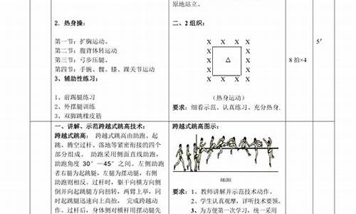 田径体育教案中班上学期_田径体育教案中班